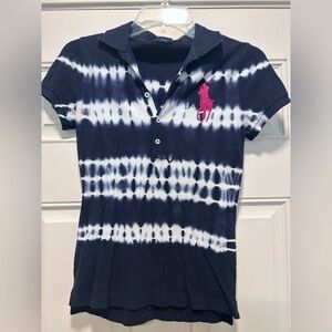 Ralph Lauren Big Pink Pony Tie-Dye Polo